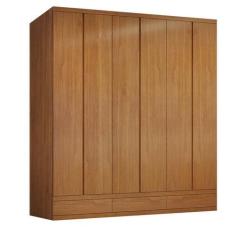 Imagem de Guarda Roupa Casal Paris 6 Portas 100% MDF 15mm 6 Gavetas 3 Sapateiras