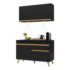 Imagem de Armário De Cozinha Compacta 120cm Multimóveis V2012/dourado