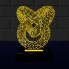 Imagem de Luminária Led 3D Circulo Esfera Abajur 7