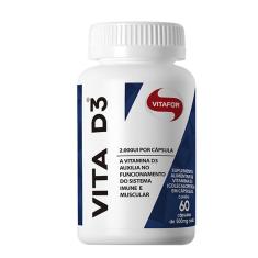 Imagem de Vit D 60 cápsulas (vitamina d) - vitafor