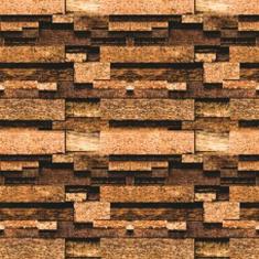 Imagem de Papel De Parede Adesivo Lavável Madeira Aroeira 18M