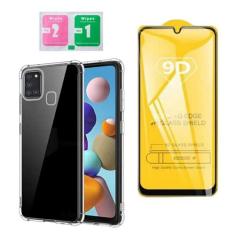 Imagem de Capinha Capa Antichoque e Película Vidro 9d Compatível Samsung Galaxy M31 Tela 6.4 Polegadas