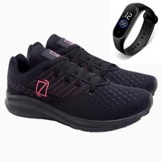 Imagem de Tênis Feminino Esporte Academia Caminhada Leve Macio Dia a Dia + Relógio-Feminino