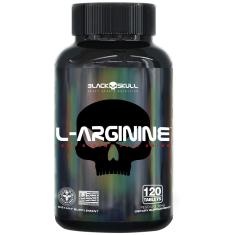 Imagem de L-Arginine - Aminoácido - 120 Tabletes No Flavor Black Skull 