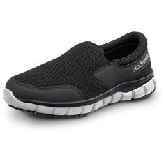 Imagem de Reebok Women's Sublite Black/Grey Soft Toe Twin Gore Slip On