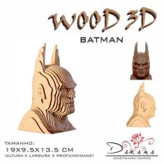 Imagem de Quebra Cabeças 3D Batman Decoração Ornamento Enfeite - Indústria Fenix