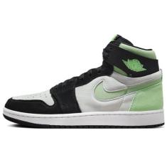 Imagem de Nike Tênis masculino Air Jordan 1 Zoom CMFT 2, Branco, preto, melada, verde vapor, 41