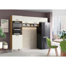 Imagem de Cozinha Compacta Atenas 6 Portas Atacama Off White - Aramóveis