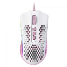 Imagem de Mouse Gamer Redragon Storm Rgb Branco E Rosa M808Wp-Rgb