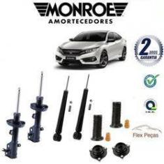 Imagem de 4 Amortecedores C/ Kit Honda Civic 1.8 2012 2013 2014 2015 Monroe