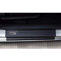 Imagem de Kit Soleira Da Porta Hilux 2005/ Com Black Over Resinado