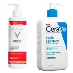 Imagem de Vichy Dercos e Cerave Kit – Shampoo + Loção de Hidratante