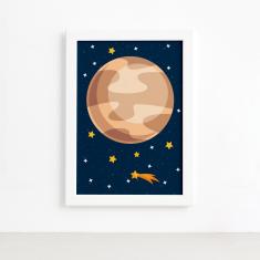 Imagem de Quadro Decorativo Infantil Sistema Solar Jupiter 22x32cm Mol