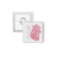 Imagem de Lotus Flower Mouse Plant Flower teclado mecânico PBT kit de atualização para jogos