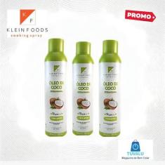 Imagem de Kit 3 Und - Óleo De Coco Extravirgem Spray Klein Foods 200ml