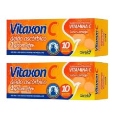 Imagem de Kit C2 Suplemento Vitamina C Laranja Vitaxon C10 - Airela