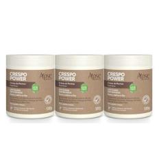 Imagem de Kit Apse 3 Cremes De Pentear Crespo Power Finalizador Vegano - Apse Co