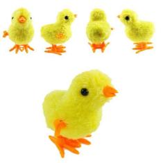 Imagem de Brinquedo Kit com 15 Pintinhos Amarelinho Brinquedo de Pelúcia a Corda