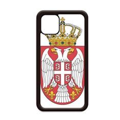 Imagem de Capa com emblema nacional da Sérvia Europa para iPhone 11 Pro Max para Apple Mobile Case Shell
