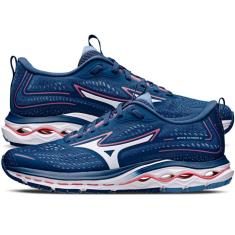 Imagem de Tênis Mizuno Wave Nitron 2 Feminino Cinza e Rosa Original-Feminino