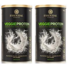 Imagem de Kit 2X Veggie Protein Neutro - (405G Cada) - Essential Nutrition