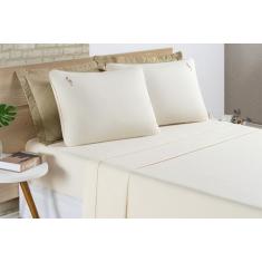 Imagem de Jogo De Cama Liana Queen  4 Peças Micropercal 200Fio Premium - Safira