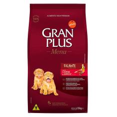 Imagem de Ração GranPlus Menu Carne e Arroz para Cães Filhotes - 15 Kg