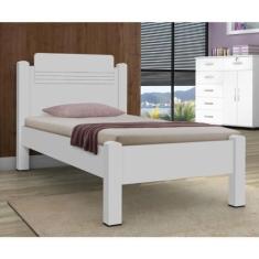 Imagem de Cama Solteiro Pedro Branco