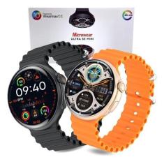 Imagem de Relógio Smartwatch Ultra SE Mini Lançamento com Tela Amoled Redonda - 