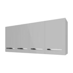 Imagem de Armário Aéreo Suspenso 4 Portas 118 cm Modulado Cozinha Multiuso Escri