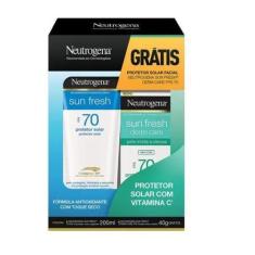 Imagem de Kit Neutrogena Sun Fresh Protetor Solar Corporal FPS70 200ml + Facial 