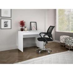 Imagem de Cadeira De Escritório Mesh Assento Estofado Base Giratória - Preta