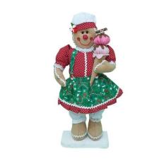 Imagem de Boneco Natal Biscoito Natalina 50cm - Gici Christmas