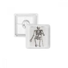 Imagem de Kit de atualização para jogos de teclado mecânico PBT padrão de esqueleto humano para decoração