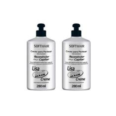 Imagem de Creme Pentear Soft Hair 280ml Reconstrutor - Kit Com 2Un