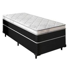 Imagem de Cama Box Solteiro + Colchão Molas Ensacadas Varena Europillow 88X188x7