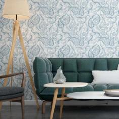 Imagem de Papel De Parede Adesivo Folhas Frutos N09062 Rolo 0,58x3,00M