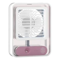 Imagem de Mini Ventilador Névoa Água Oscilante USB 3 Velocidades