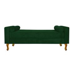 Imagem de Recamier Baú Félix Casal 140cm Suede Verde
