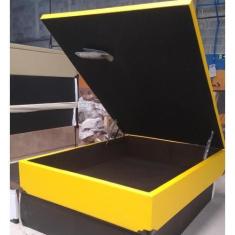 Imagem de Jogo de Mesa Solus e 6 Cadeiras Vega Nature/Marrom - FdECOR