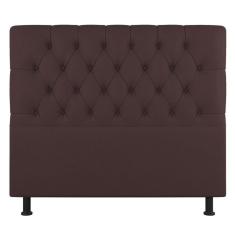 Imagem de Cabeceira Cama Box Casal Nice 140cm Linho Marrom - Abmaza