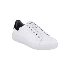 Imagem de DKNY Tênis masculino Eva Sole bico redondo com cadarço, Branco, 42