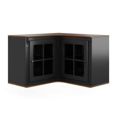 Imagem de Armário De Cozinha Aéreo De Canto Hannover De Madeira Com 2 Portas De