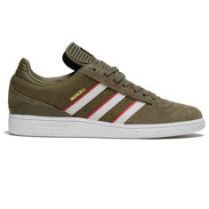 Imagem de adidas Originals NMD_r1 Tênis masculino, Olive Strata/vermelho/branco nuvem, 41