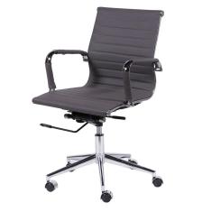 Imagem de Cadeira para Escritório Diretor Esteirinha com Relax Sintético 3301 Or Design Cinza