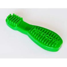 Imagem de Mordedor Super Resistente Pet Escova Nylon Verde Tamanho P para Cães