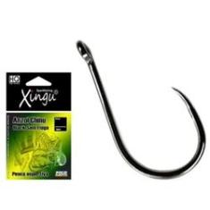 Imagem de Kit 10 Anzol Pesca Sem Fisga Chinu Black N09 Afiado