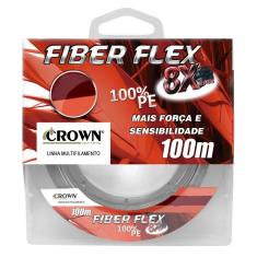 Imagem de Linha de Pesca Crown Fiber Flex Multifilamento 8x 0,14mm 18Lbs 100M