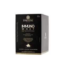 Imagem de Immuno Whey Pro-glutathione Baunilha 25g Essential Nutrition 15 Sachês