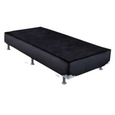 Imagem de Cama Box Base Solteiro Americana Courano Nero Black (78X188x23) - Orto
